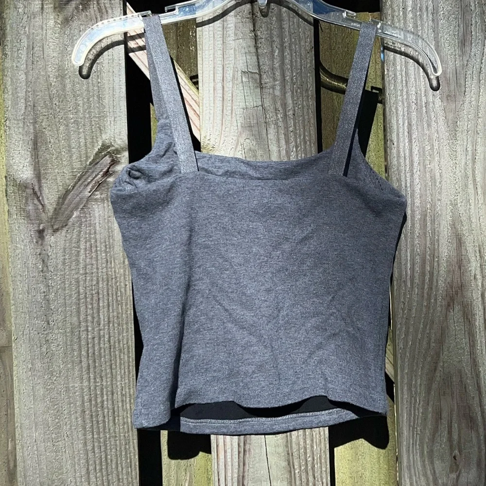 Express black and gray crop Cami bra tank - Picture 5 of 5